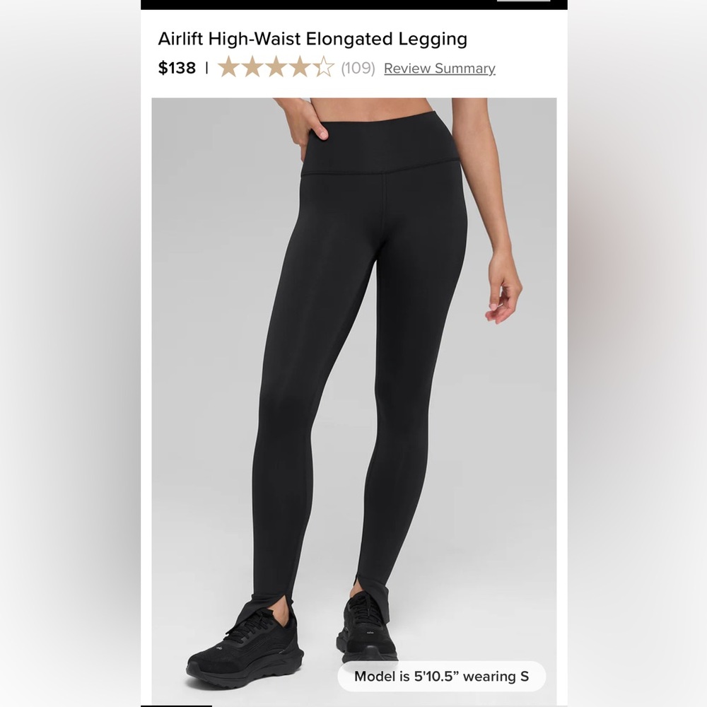 ALO Airlift High-Waist Elongated Legging